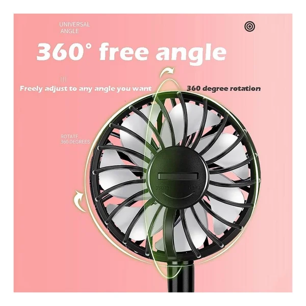 Torima F-04 Pembe Şarjlı Vantilatör - Görsel 10