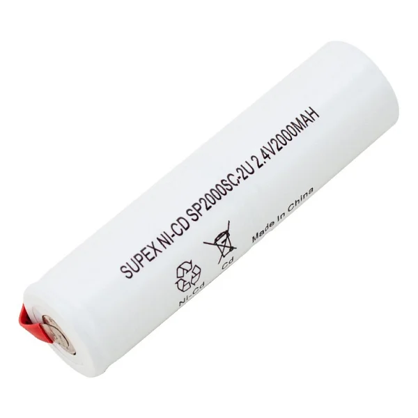 Supex 2.4 Volt - 2000 mAh 2Lİ Üstüste Dik Süpürge Pili - Görsel 5