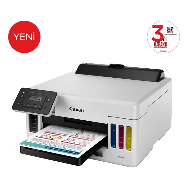 Canon Maxify GX5040 Wi-Fi + Tarayıcı + Fotokopi Renkli Çok Fonksiyonlu Tanklı Mürekkep Püskürtmeli Yazıcı - Görsel 7