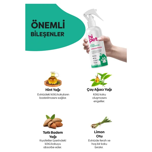 Hipet 120 ml Koku Giderici Sprey - Görsel 3