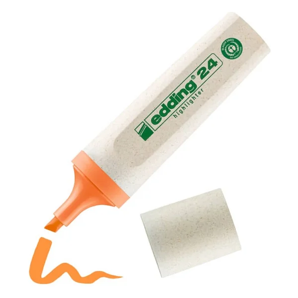 Edding 24 Ecoline Turuncu Fosforlu Kalem - Görsel 3