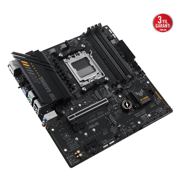Asus TUF Gaming A620M-Plus Wi-Fi AMD AM5 DDR5 Micro ATX Anakart - Görsel 6