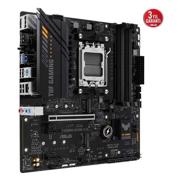 Asus TUF Gaming A620M-Plus Wi-Fi AMD AM5 DDR5 Micro ATX Anakart - Görsel 5