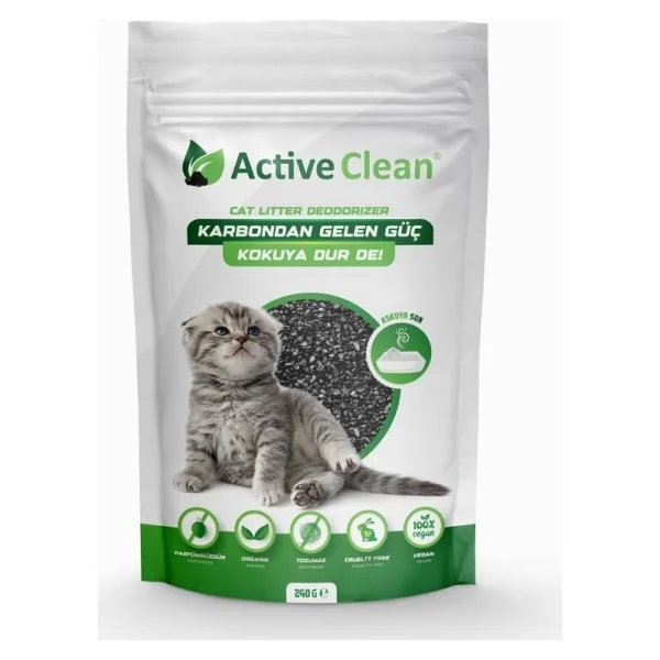 Active Clean 240 gr Kedi Kumu Koku Giderici - Görsel 5