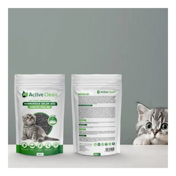 Active Clean 240 gr Kedi Kumu Koku Giderici - Görsel 4