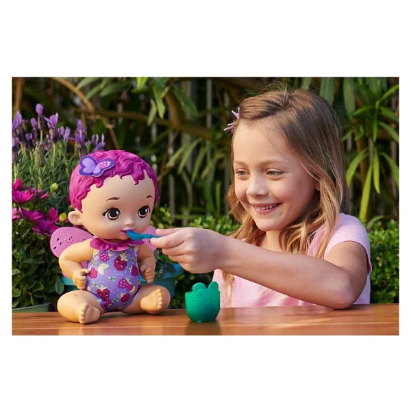 My Garden Baby Mor Saçlı Kelebek Bebeğimin Yemek Zamanı GYP00 - Görsel 5