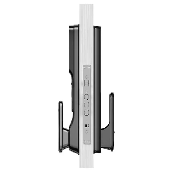 Philips Akıllı Kilit Alpha-VP Kamera, Parmaz İzi, Şifre, Kart, Dahili Ekran, İç Kilit - Siyah - Görsel 5