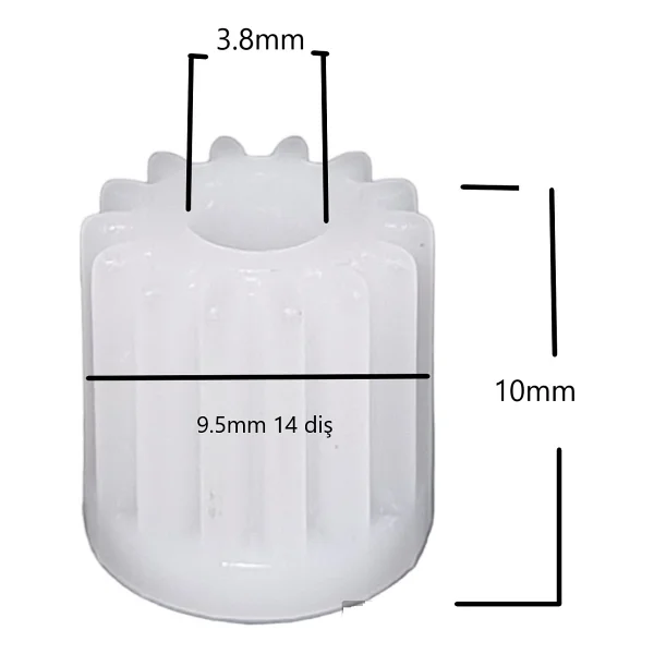 Popüler Arnica Gh21692 Master 1100 W Blender Çırpıcı Dişli Kutusu Mil Dişlisi Uyumlu - Görsel 2