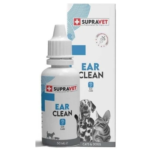 Supravet Ear Clean 50 ml Kedi Köpek Kulak Temizleme Solüsyonu - Görsel 4
