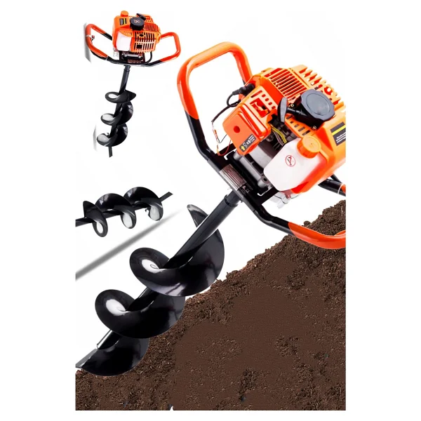 Stilmax STEA990 9900X 20 cm 9.9 Hp Benzinli Toprak Burgu Makinesi - Görsel 3