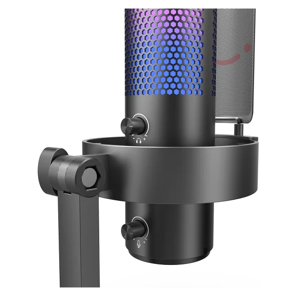Fifine Ampligame A9 Siyah RGB USB Yayıncı Mikrofonu - Görsel 10