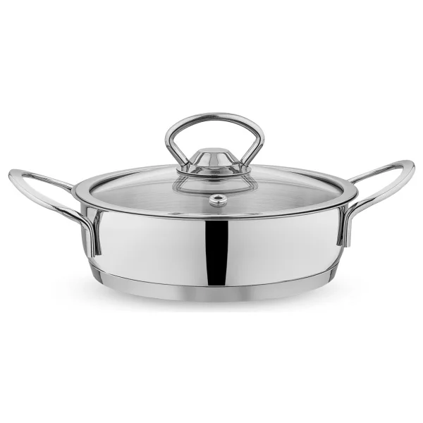Schafer Micro 16 cm Mini Basık Çelik Tencere - Görsel 4