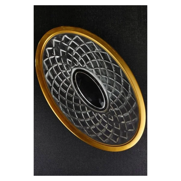 Digithome Cam Gondol Şekerlik ve Sunumluk Gold Yaldızlı Oval 14,5 Cm - SK.GND.001 C320.035 - Görsel 3