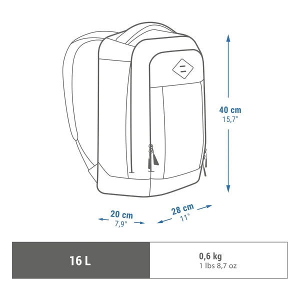Quechua Escape 500 16 lt Kamp Sırt Çantası - Görsel 3