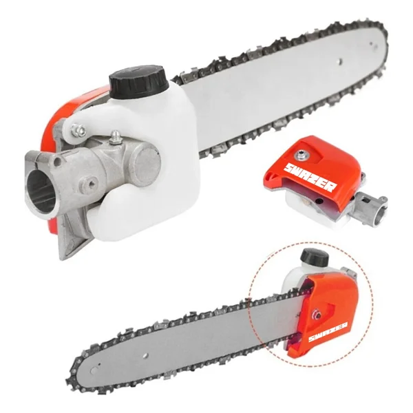 Swazer Pro Benzinli Motorlu Sırt Tırpan + Budama Aparatı Benzinli Çim Biçme Makinası BC330 4X4HP - Görsel 3