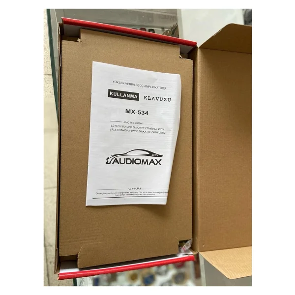 Audiomax MX-534 3000 W 4 Kanal Oto Amplifikatör - Görsel 3