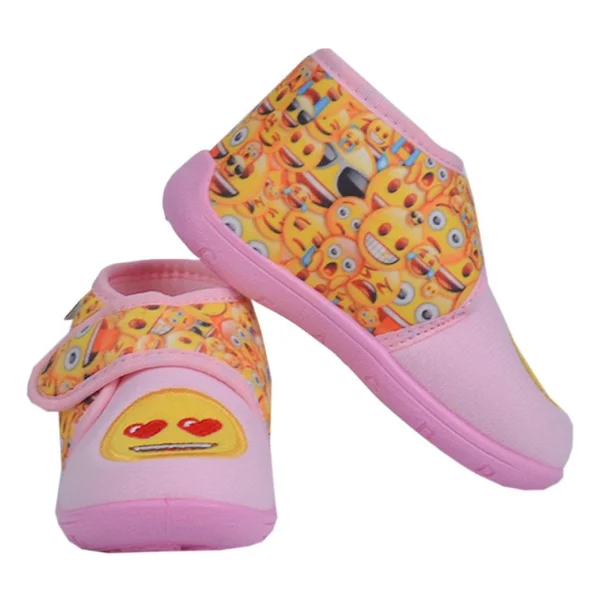 Gezer 00020 Pembe Cırtlı Okul Kreş Kız Çocuk Panduf Ayakkabı - 22 - Görsel 3