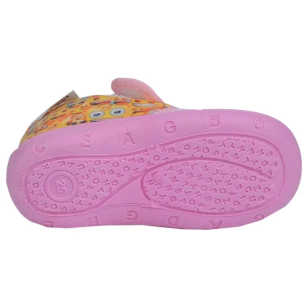 Gezer 00020 Pembe Cırtlı Okul Kreş Kız Çocuk Panduf Ayakkabı - 22 - Görsel 4