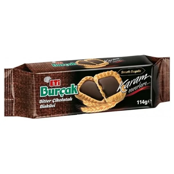 Eti Burçak Bitter Çikolatalı Bisküvi 114 gr - Görsel 2