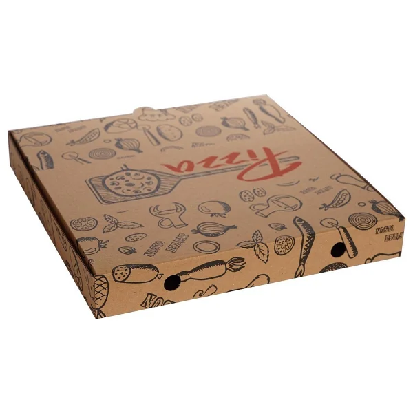 Kuzeykutu Mix Baskılı Pizza Kutusu 28 x 28 x 4 cm 300 Adet - Görsel 6