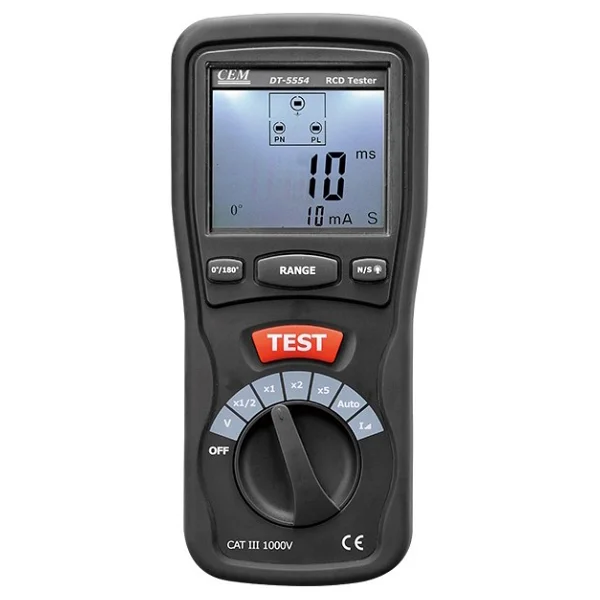 Dt-5554 Kaçak Akım Röle Rcd Test Cihazı - Görsel 2