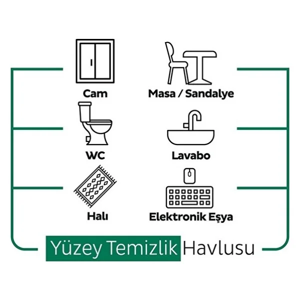 Sleepy Easy Clean Yüzey Temizlik Havlusu 50 Yaprak - Görsel 3