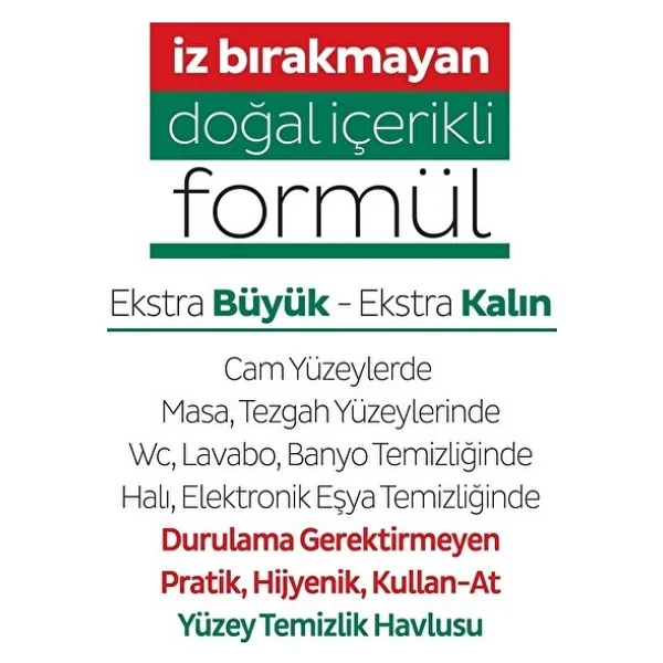Sleepy Easy Clean Yüzey Temizlik Havlusu 50 Yaprak - Görsel 4