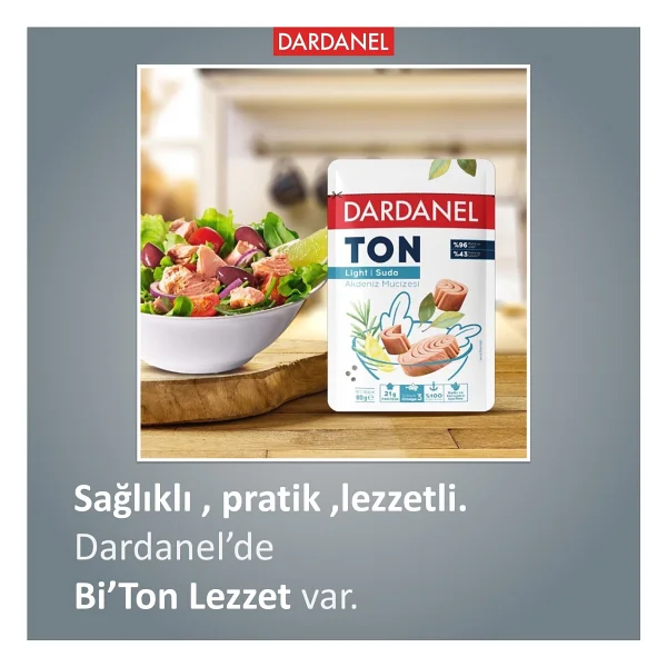 Dardanel Light Poşet Ton Balığı 80 gr - Görsel 6