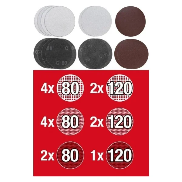 Kwb 490965 Duvar Zimpara Kagidi 180 Mm 15Li Paket - Görsel 2