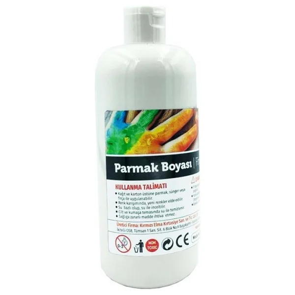 Red Apple Beyaz Parmak Boya 500 ml - Görsel 10