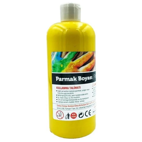 Red Apple Beyaz Parmak Boya 500 ml - Görsel 9