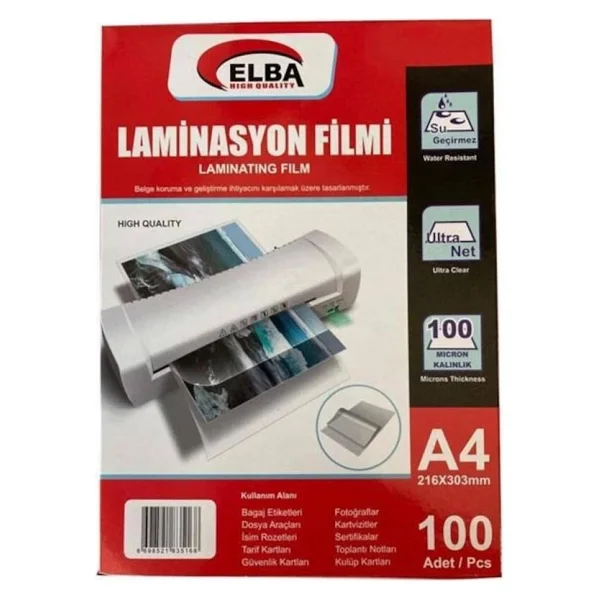 Elba Laminasyon Filmi A5 100 MIC 216x154 - Görsel 2