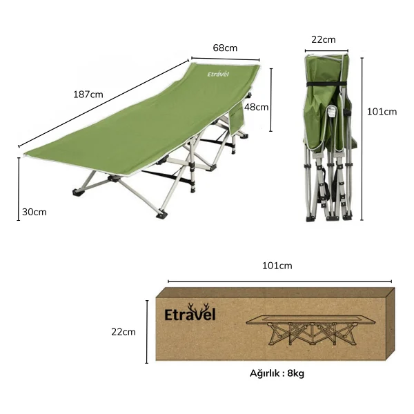 Etravel CR-1188 Katlanabilir Kampet - Görsel 5