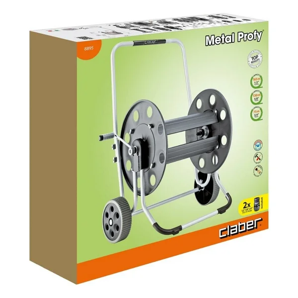 Claber 8895 Profy Metal Hortum Makarası - Görsel 2