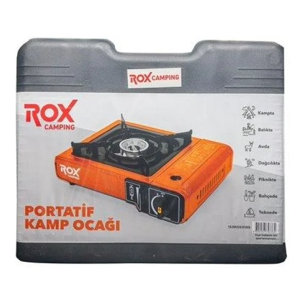 Rox Camping 0189 Turuncu Portatif Kamp Ocağı - Görsel 7