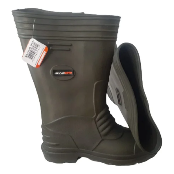 Akınalbella Unisex Yeşil Eva Hafif Poli Taban Uzun Yağmur Çizmesi - 42 - 43 - 1X3-Yeşil - Görsel 3