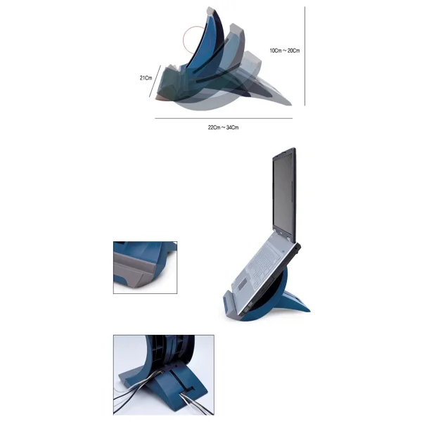 Actto Çok Kademeli Laptop Standı - Görsel 4