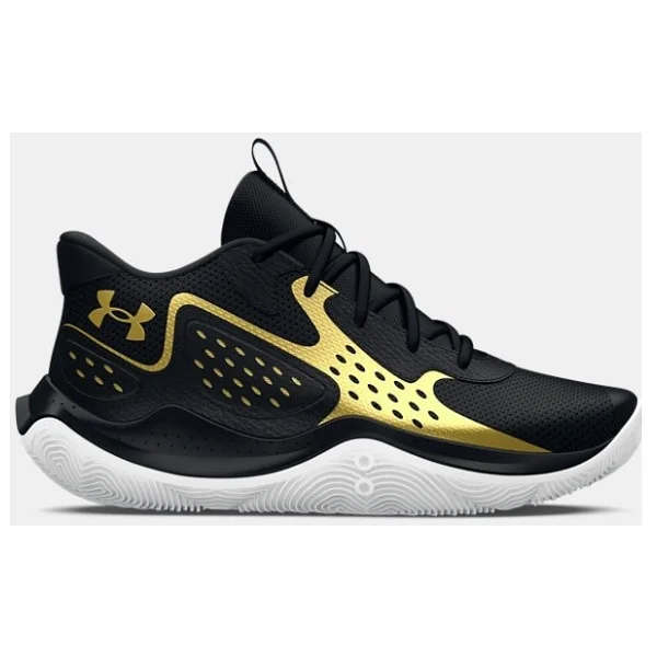 Under Armour Jet 23 3026634-001 Siyah-Altın Erkek Basketbol Ayakkabısı - Görsel 6