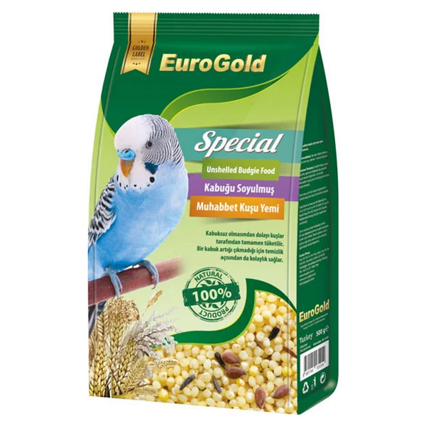 EuroGold Special 500 gr Kabuksuz Muhabbet Kuşu Yemi - Görsel 2