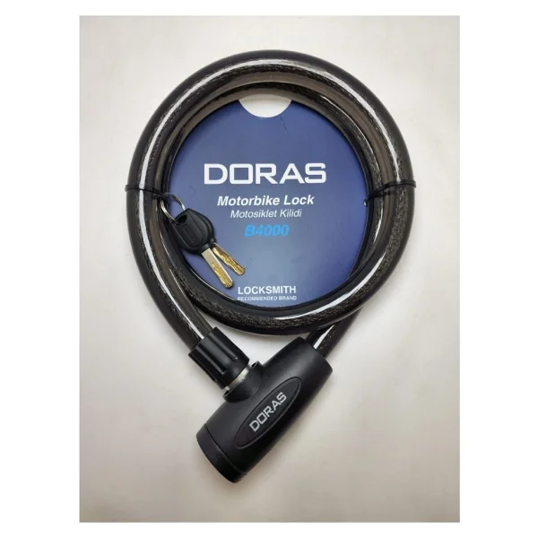 Doras Doras Motosiklet Kilidi B4000 1 Antrasit - Görsel 4