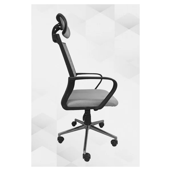 Obc Ofis Büro Concept Atlas Fileli Ofis Koltuğu Öğrenci Çalışma Sandalyesi - Krom - Görsel 3