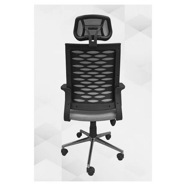 Obc Ofis Büro Concept Atlas Fileli Ofis Koltuğu Öğrenci Çalışma Sandalyesi - Krom - Görsel 4