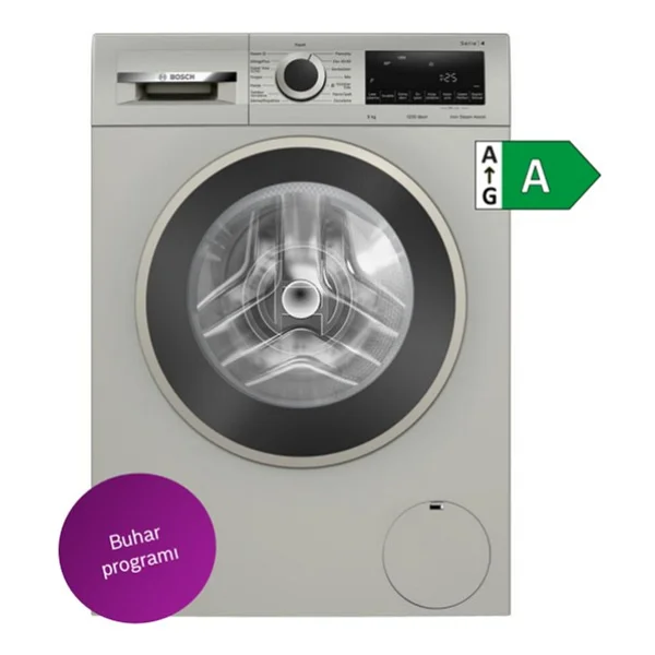 Bosch WGA142ZXTR 1200 Devir 9 kg Çamaşır Makinesi - Görsel 6