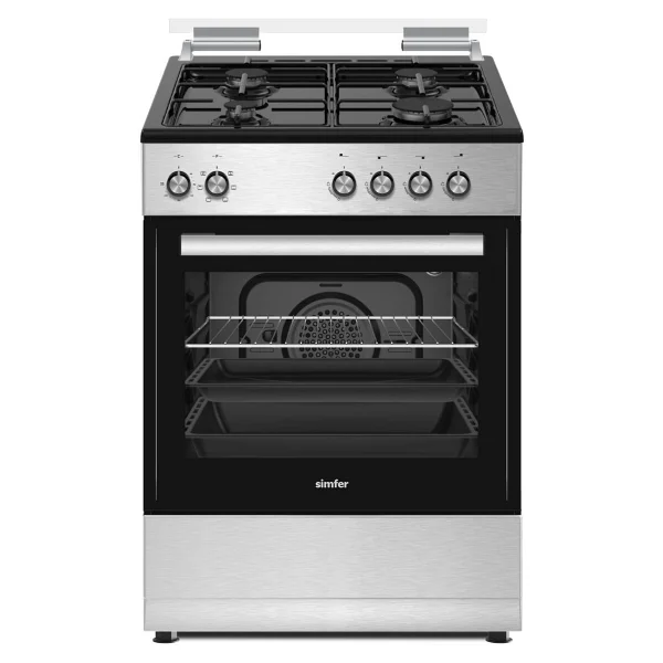 Simfer 1260 Inox Black 4G Ocaklı Fırın - Görsel 2