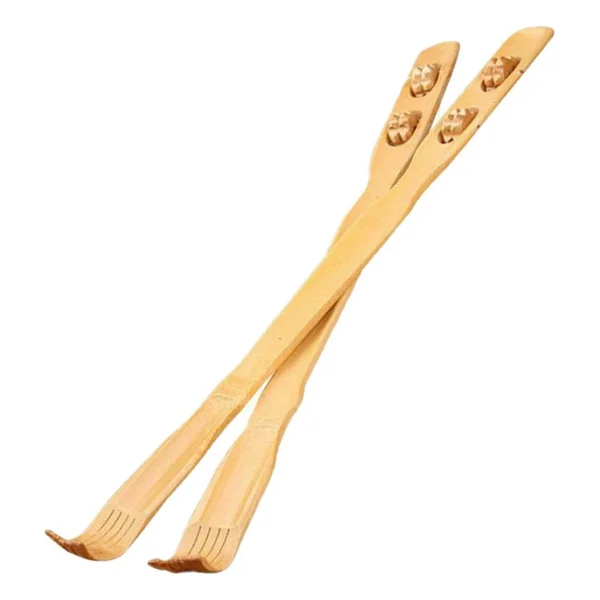 KFC Home Ahşap 47 cm Sırt Kaşıyıcı ve Dönerli Ayak Masaj Aleti - Görsel 2