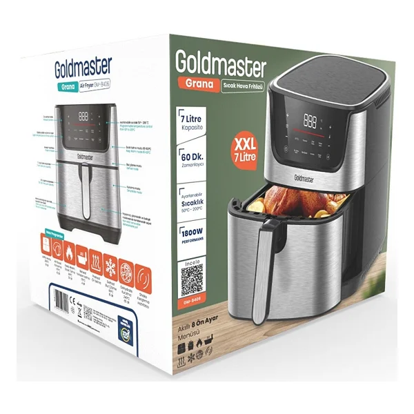 Goldmaster Grana GM8406 7 lt Yağsız Fritöz - Görsel 8