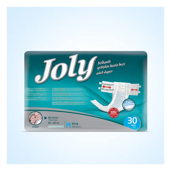 Joly Belbantlı Orta Boy M 30'lu Hasta Bezi - Görsel 5