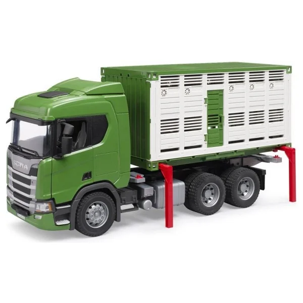 Bruder Scania 560R Hayvan Nakil Aracı BR03548 - Görsel 9