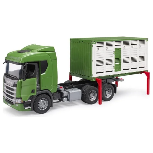 Bruder Scania 560R Hayvan Nakil Aracı BR03548 - Görsel 10