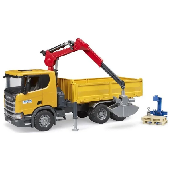 Bruder Scania 560R Vinçli Şantiye Kamyonu BR03551 - Görsel 8